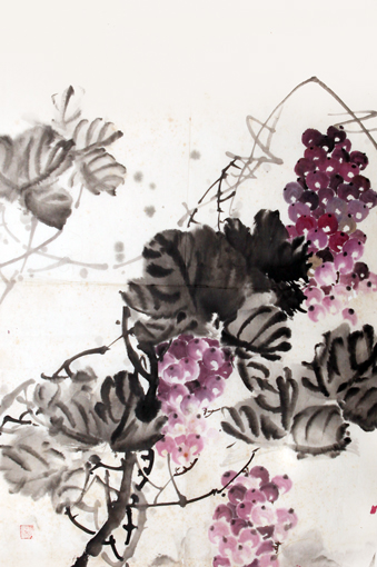 国画《硕果累累》