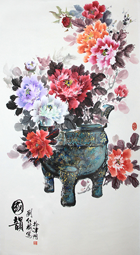 《国韵》97x179cm刘红梅2016年作