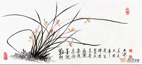 当代谁画梅兰竹菊画的好 鲁人石开作品收藏装饰两不误