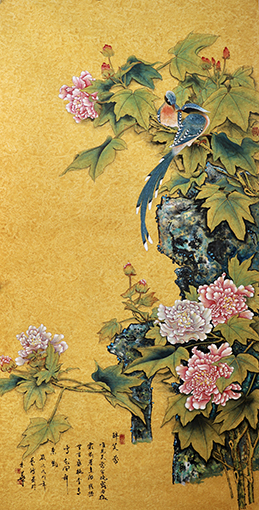 户广生作品《醉芙蓉》.jpg