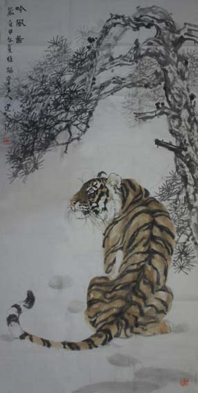 郝建武国画作品
